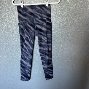Athleta Leggings Size XXS  22 inch inseam Blue and Gray